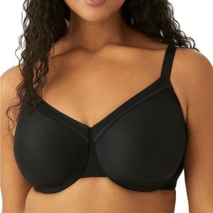 Perfect primer underwire bra , up to I cup . Black & navy blue bra. Size 44DDD